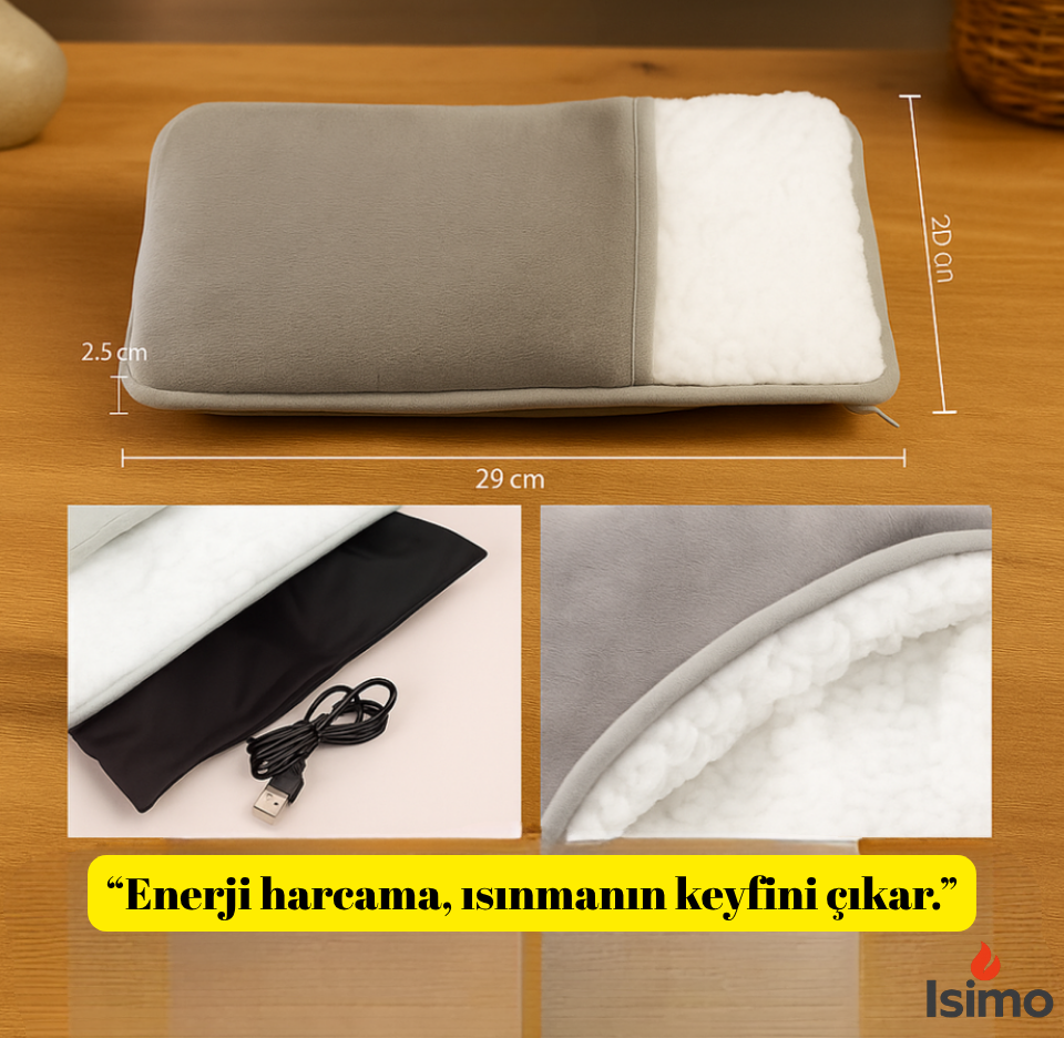Isimo Usb İle Çalışan Ayak Isıtıcısı